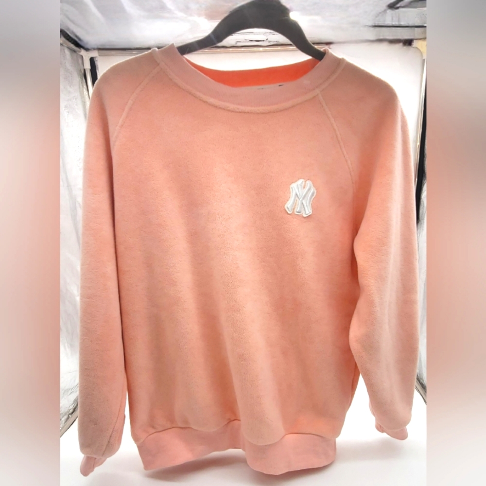 NY Mets Pull Over Fleece Sweater